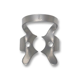 iSmile #8 winged stainless steel rubber dam clamp