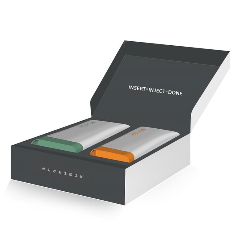 IVENEER Injectable Matrix System Starter Kit w/128 Injecting Templates. Includes: Orange kit: 8 x