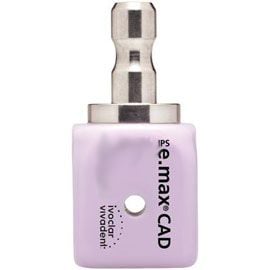 IPS e.max CAD CEREC Ivoclar LT Block, Shade A3.5 Size A16(S) 5/Pk. is a system of lithium