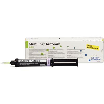 Multilink Automix Easy Clean-Up Universal Resin Cement OPAQUE REFILL: 1 - 9 gram syringe Multilink