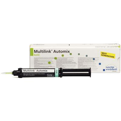 Multilink Automix Easy Clean-Up Universal Resin Cement WHITE REFILL: 1 - 9 gram syringe Multilink