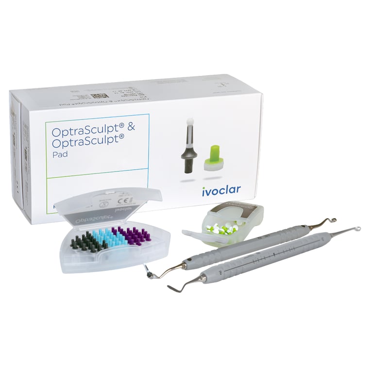 OptraSculpt Composite Instrument Kit. Includes: 1 x Single-Ended Instrument, 1 x Double-Ended