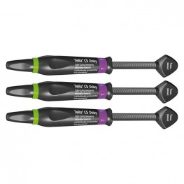 Telio CS Onlay Syringe Transparent EXPORT PACKAGE 3 x 2.5 Gm. Light-cured Single-Component