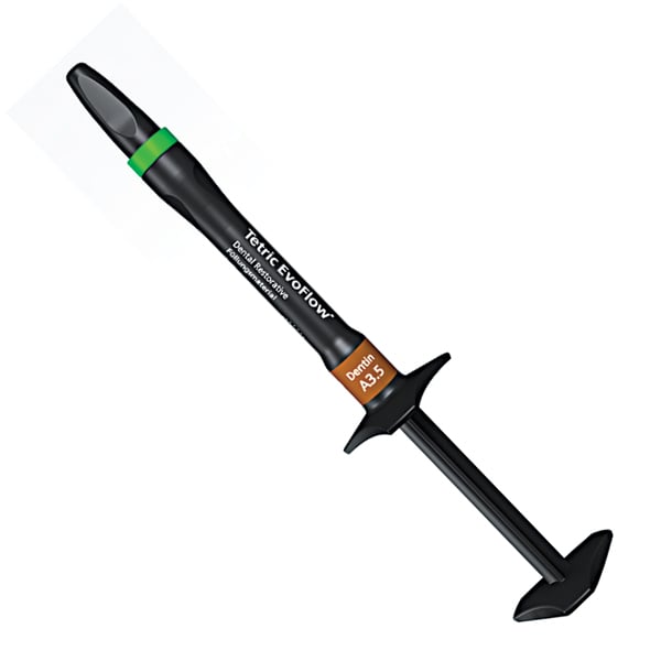 Tetric EvoFlow A3.5 Dentin - 2g Syringe - Flowable composite material with high radiopacity