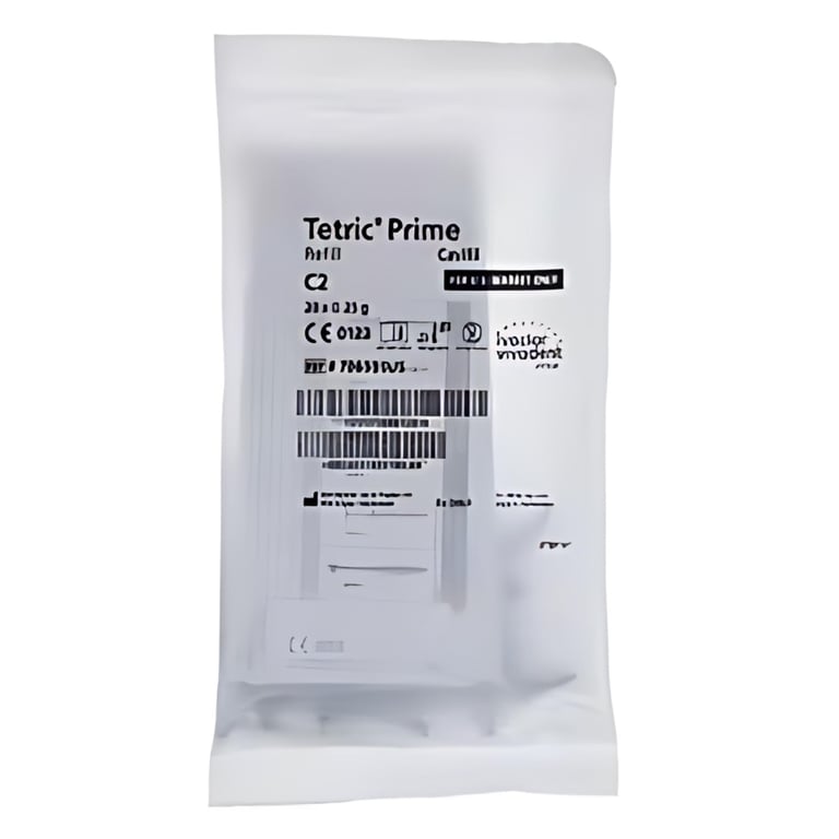 Tetric Prime Cavifil Refill, Shade C2, 20 x 0.25 gm, 1/Pk. Sculptable universal composite designed