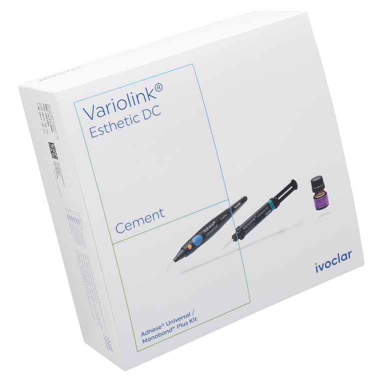 Variolink Esthetic DC Cement Kit - Adhese Universal VivaPen, Monobond Plus. Includes 1 x 2g