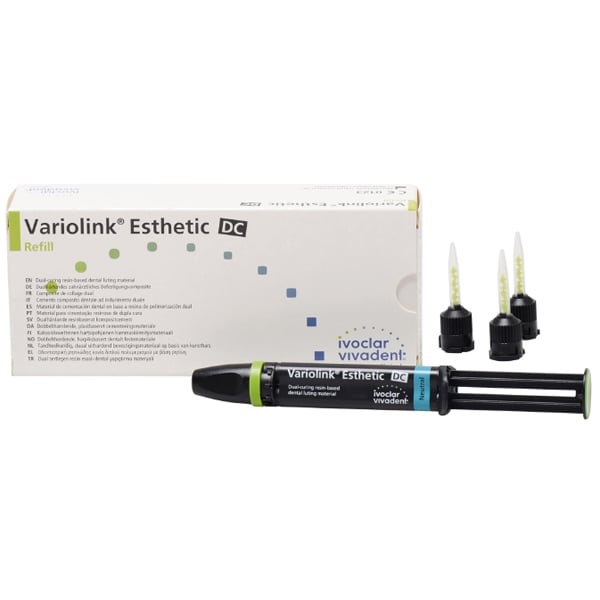 Variolink Esthetic DC Dual-cure adhesive cement refill, Neutral shade, resin-based luting