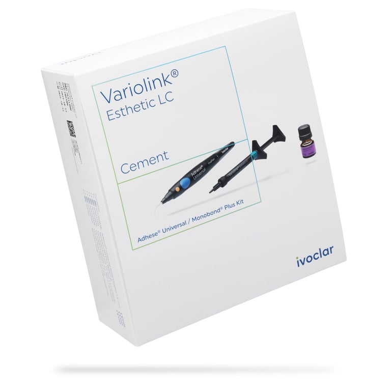 Variolink Esthetic LC System Kit - Adhese Unniversal VivaPen, Monobond Plus. Includes 1 x 2g
