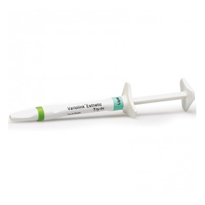 Variolink Esthetic Try-In Paste refill, Neutral shade, 1.7 gram syringe and 5 tips