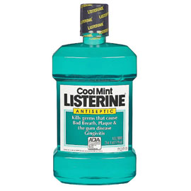 Cool Mint Listerine Mouthwash 6 - 1.5 Liter Bottles. Listerine was shown in a clinical study