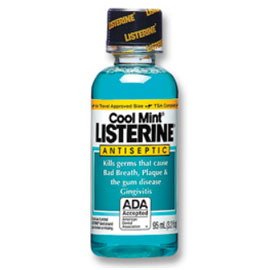 Cool Mint Listerine Mouthwash 24 - 3.2oz bottles. Listerine was shown in a clinical study