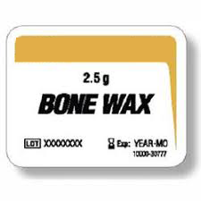 Johnson & Johnson Bone Wax 2.5 gm, box of 12