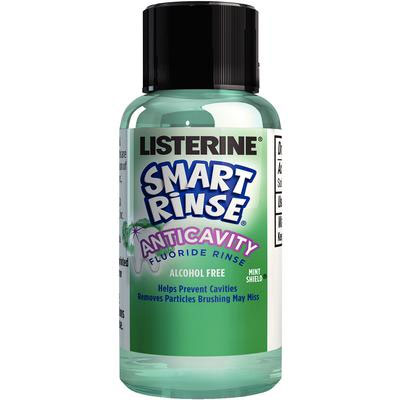 Metrist Rinse Listerine Smart Rinse - Anticavity Fluoride Rinse, Mint 27 ml, 72/Cs ...