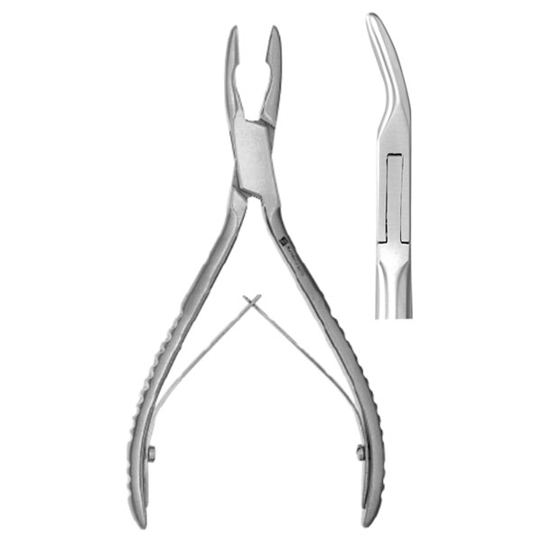 J&J Instruments 5.5" Friedman Rongeur, 30 degree angle jaws