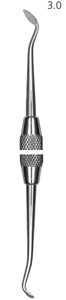 J&J Instruments #3/6 Cleoid/Discoid Carver DE with Regular Handle