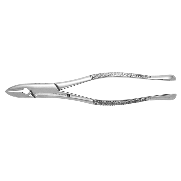 J&J Instruments #1 SG (serrated) standard upper incisor and cuspid surgical Forceps