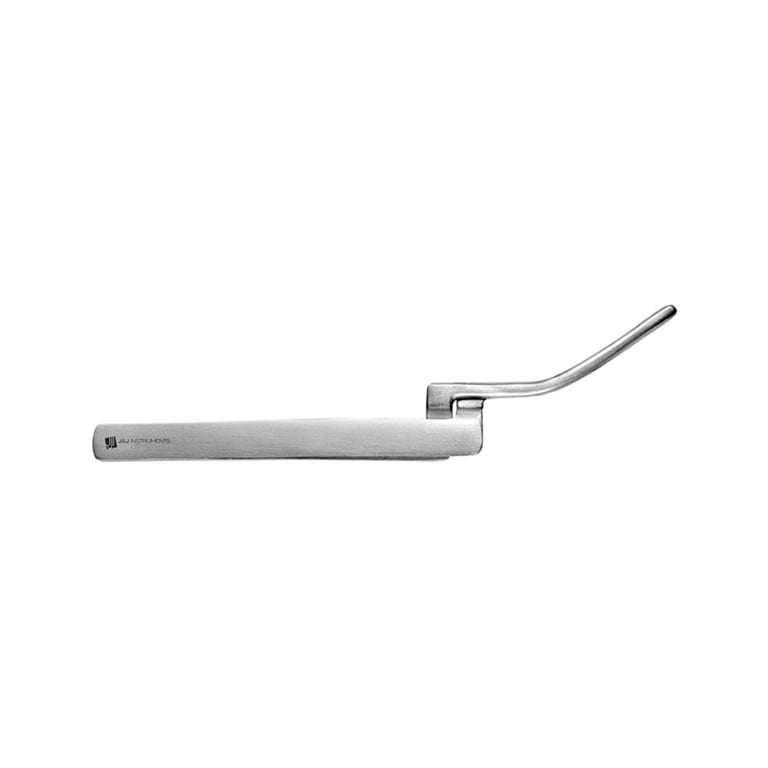 J&J Instruments Articulating Paper Forceps, Curved Serrated, 1/Pk
