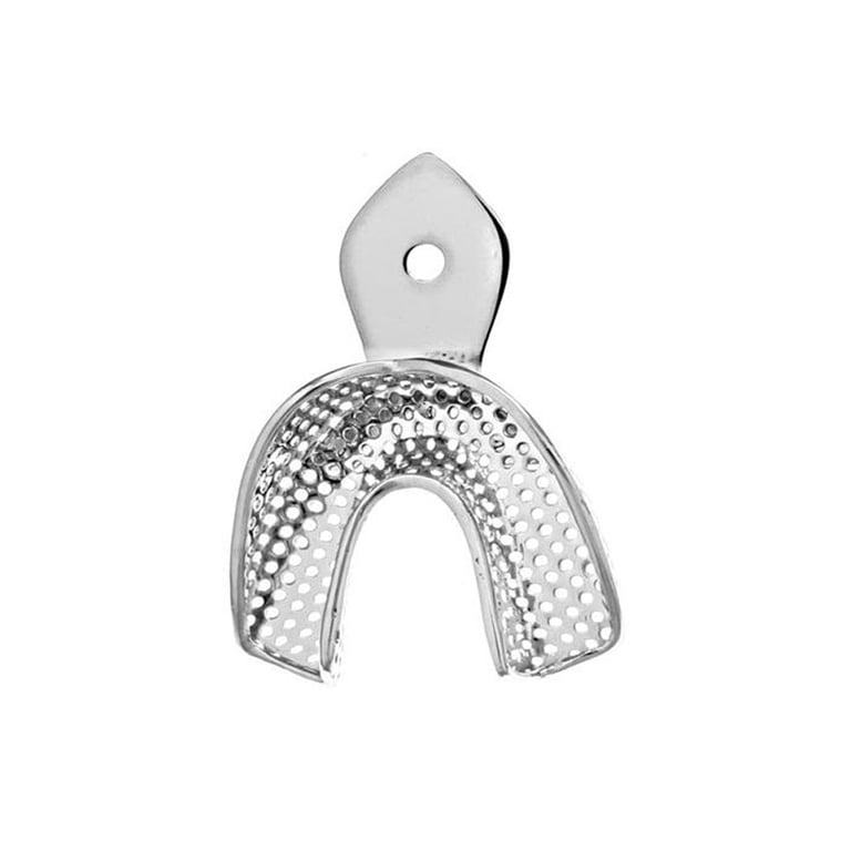 J&J Instruments Perforated Metal Impression Tray, Size #2, Lower Small, 1/Pk