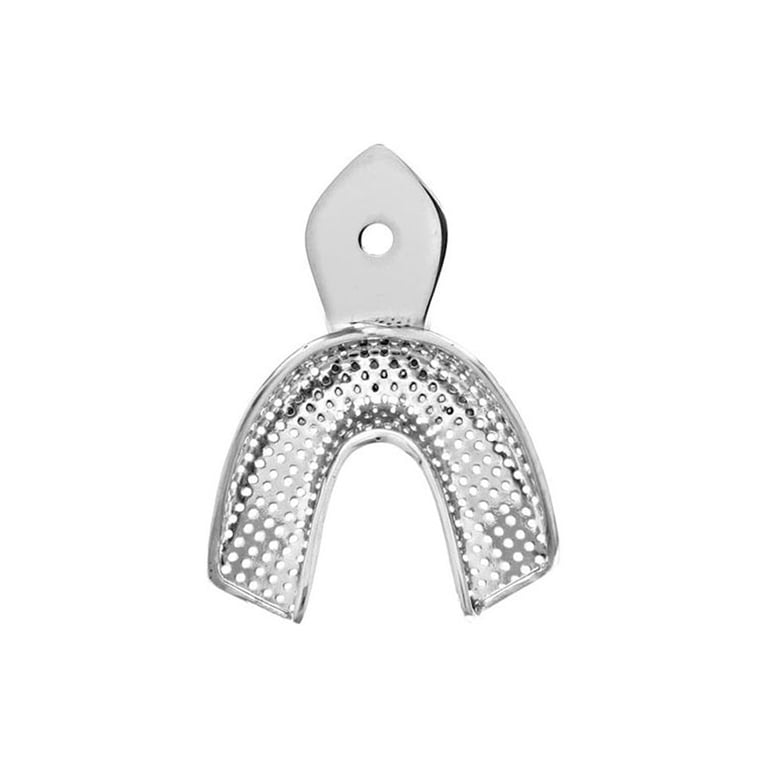 J&J Instruments Perforated Metal Impression Tray, Size #3, Lower Medium, 1/Pk