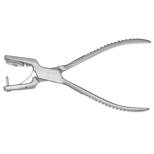 J&J Instruments Rubber Dam Punch Ainsworth, Stainless Steel