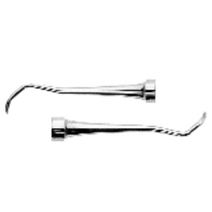 J&J Instruments #2S/3S double end Jacquette scaler with regular handle