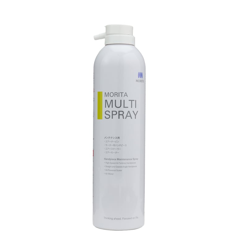 J. Morita Multi Spray for Handpiece Maintenance 420ml/Can with environmentally-friendly