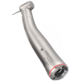 TorqTech 1:5 Speed-Up Contra Angle. Push Button Chuck. Maximum Motor Speed 40,000 rpm. With Glass