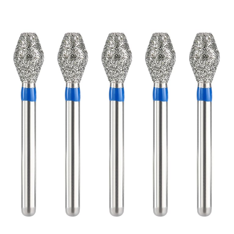 JMU Diamond Burs, FG #811-033M, Medium Grit, Barrel, 5/Pk. Made from high-quality materials