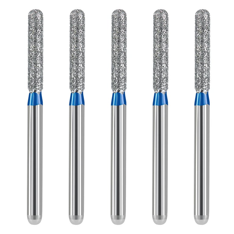 JMU Diamond Burs, FG #881-016M, Medium Grit, Round End Cylinder, 5/Pk. Made from high-quality