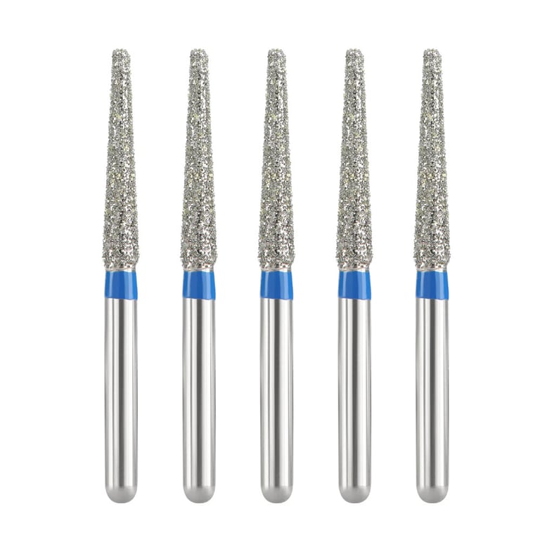 JMU Diamond Burs, FG #848-018M, Medium Grit, Flat End Taper, 5/Pk. Made from high-quality