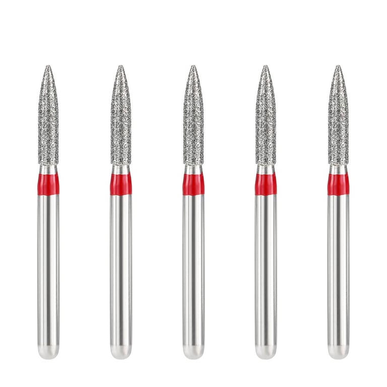 JMU Diamond Burs, FG #862-014F, Fine Grit, Flame, 5/Pk. Made from high-quality materials