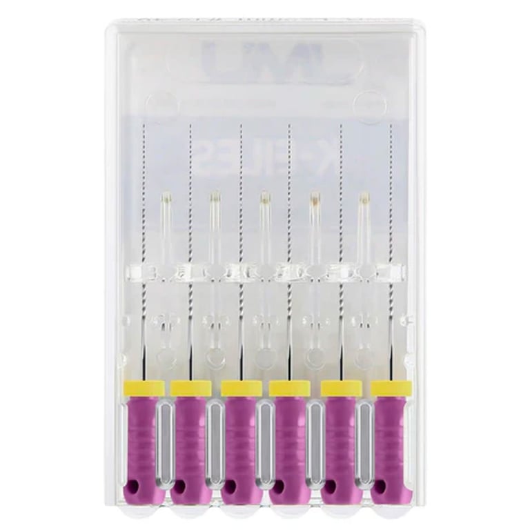 JMU Stainless Steel K-Files, 21mm, #10 Purple, 6/