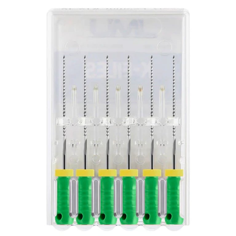 JMU Stainless Steel K-Files, 21mm, #35 Green, 6/P