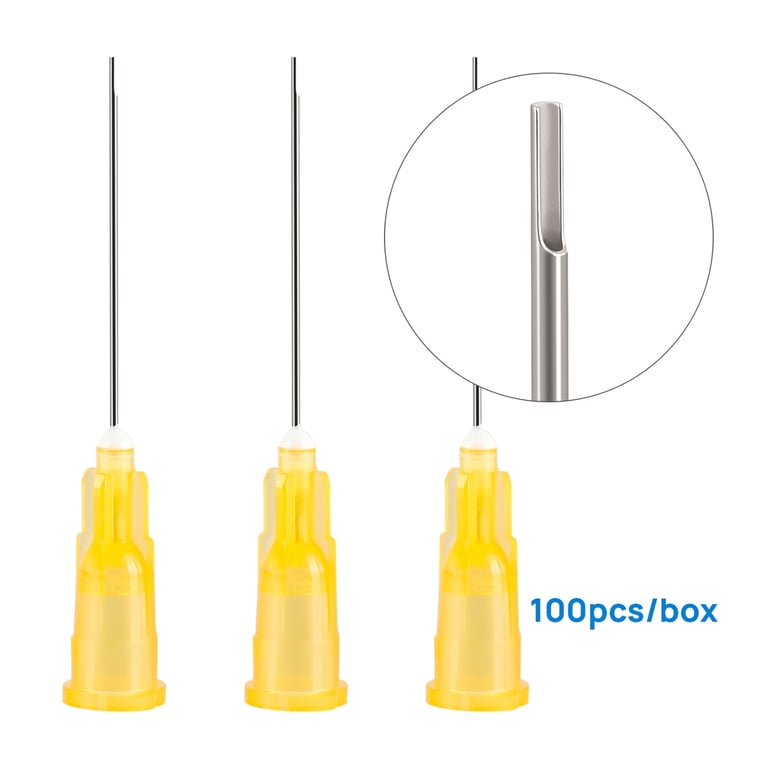 JMU 25 ga Bendable Irrigation Needle Tips, Orange
