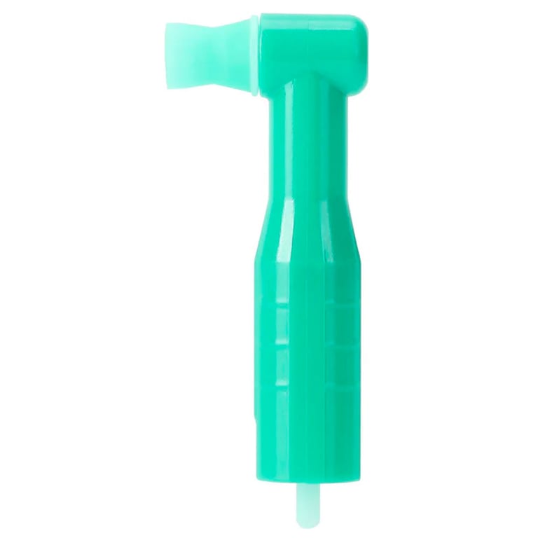 JMU Prophy Angle with Soft Cup, 90, Green, 100/Bag. The product is suitable for all low-speed