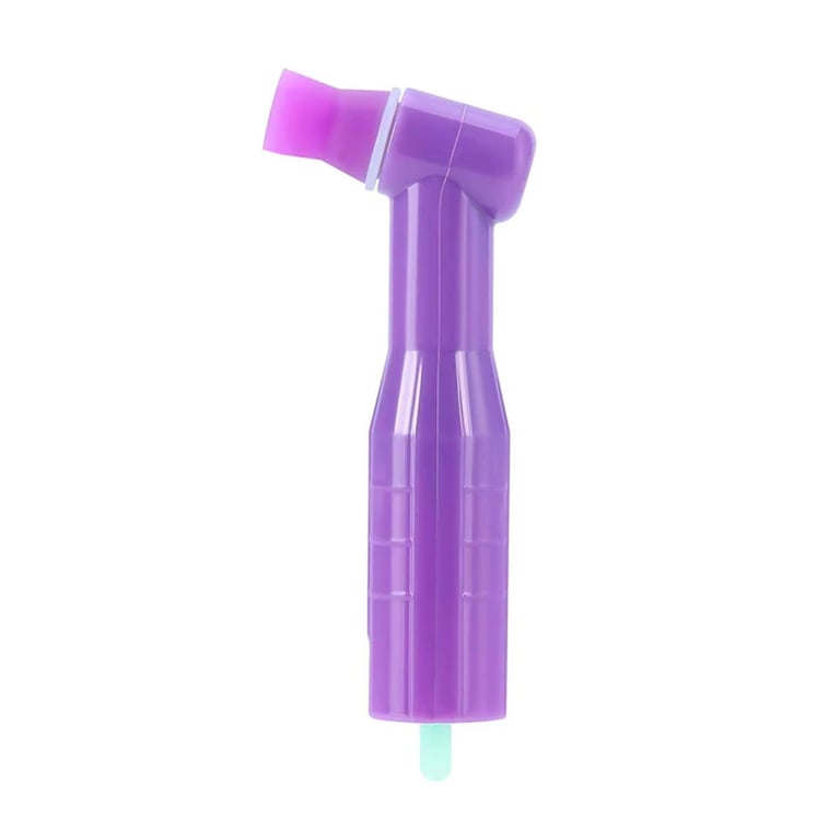 JMU Prophy Angle with Soft Cup, 105, Purple, 100/Bag. The product is suitable for all low-speed