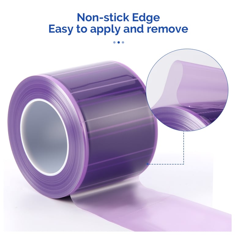 JMU 4" x 6" Barrier Film, Purple, 1200/Sheets W/S