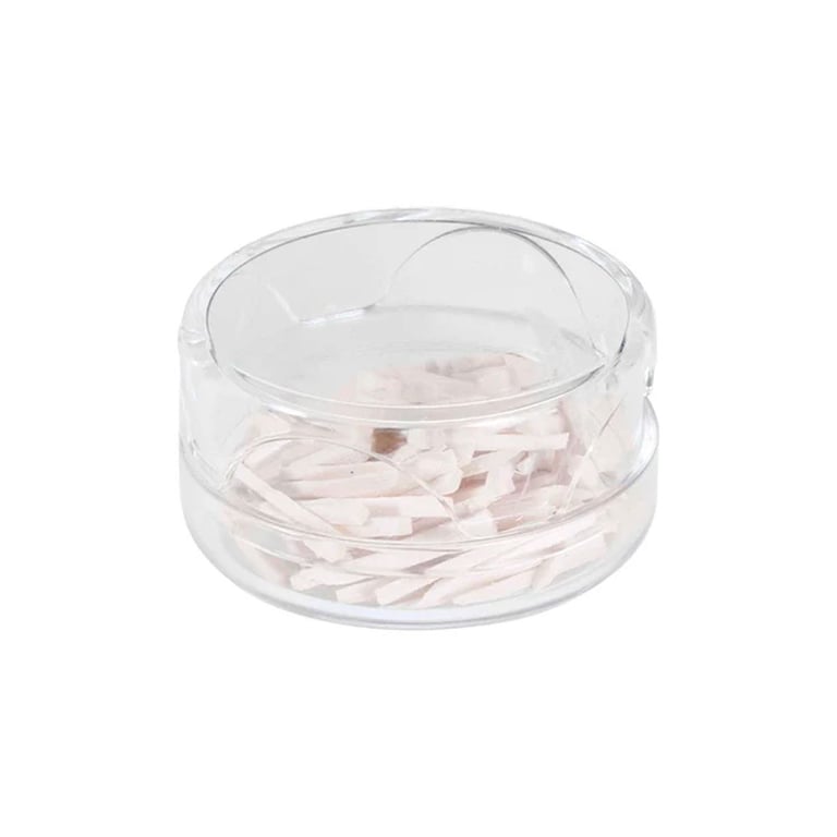 JMU Disposable Wooden Wedges, White, 1.3 x 1.5 x 14mm,100/Jar. It is used to embed the adjacent