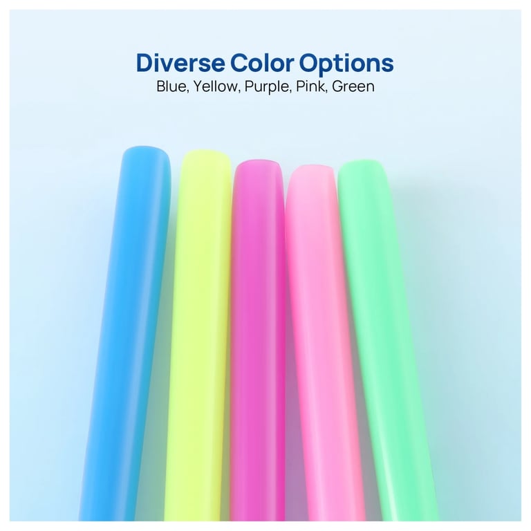 JMU 6" Disposable HVE Evacuator Tips, Assorted Co