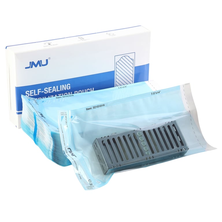 JMU 7.5" x 14" (6.7" x 11.82") Self-Sealing Steri