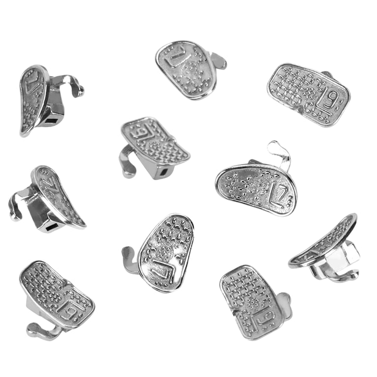 JMU Bondable 2nd Molar Buccal Tubes, MBT 0.022", Monoblock, 80/Box. Single non-convertible tube