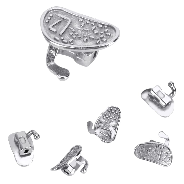 JMU Bondable 2nd Molar Buccal Tubes, Roth 0.022", Monoblock, 80/Box. Single non-convertible tube