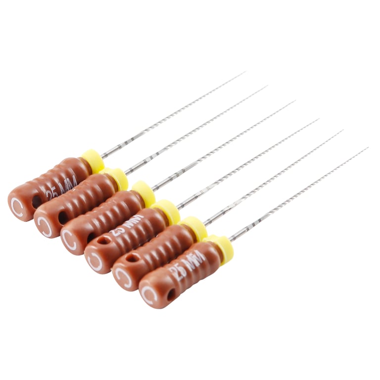 JMU C+ Stainless Steel Hand File, 25mm #12.5, 6/Pk. Dredges and establishes channels