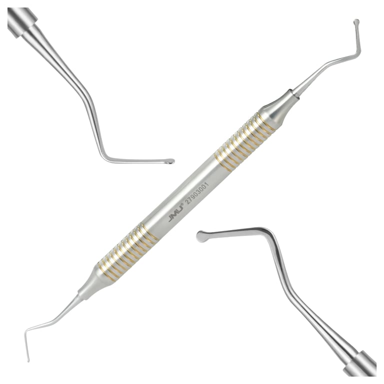 JMU Cord Packer, Stainless Steel, 1/Pk. Features a textured no-slip handle for precise placement
