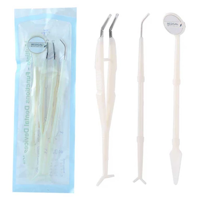 JMU Disposable Dental Examination Kit, 3pcs/Set, 20Sets/Pack. Includes