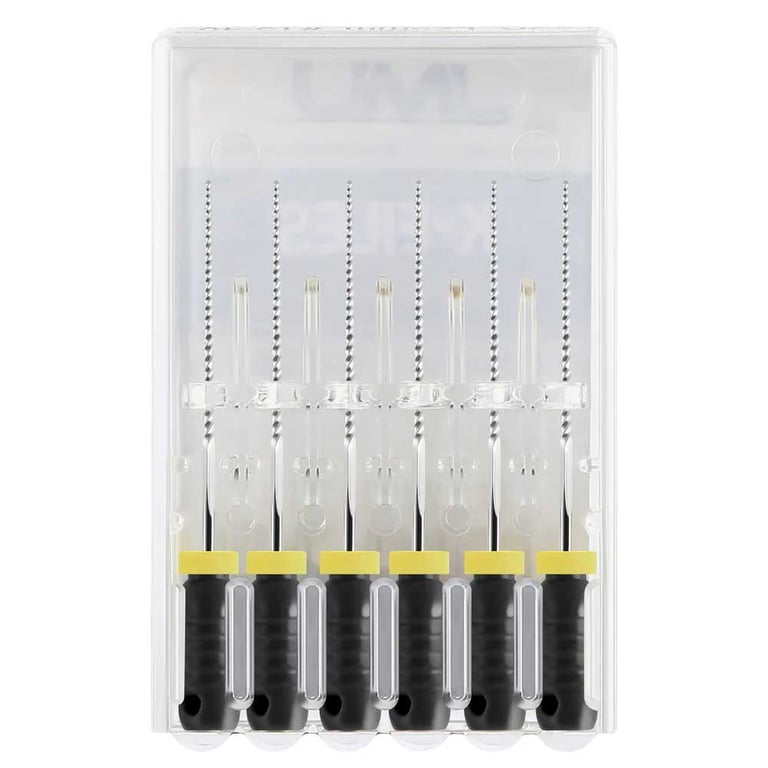 JMU Stainless Steel K-Files, 21mm, #40 Black, 6/P