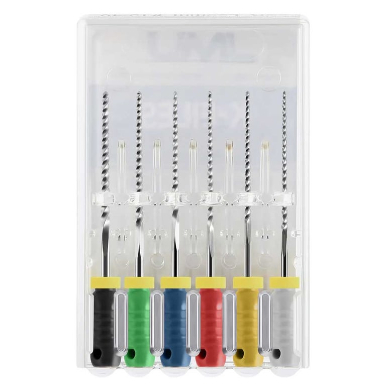 JMU Stainless Steel K-Files, 21mm, #45-80 Assorte