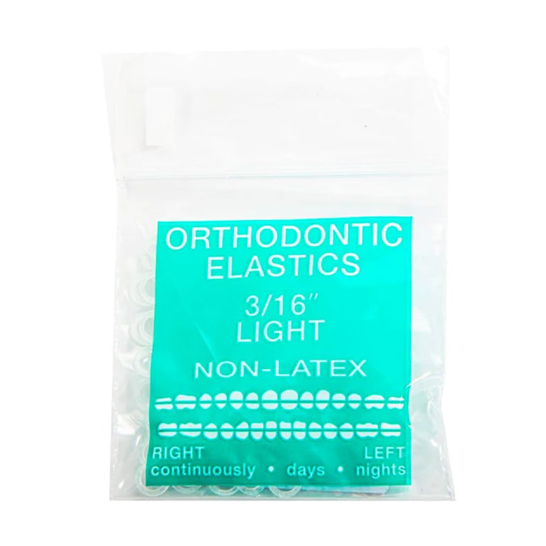 3 16 orthodontic rubber bands 2025