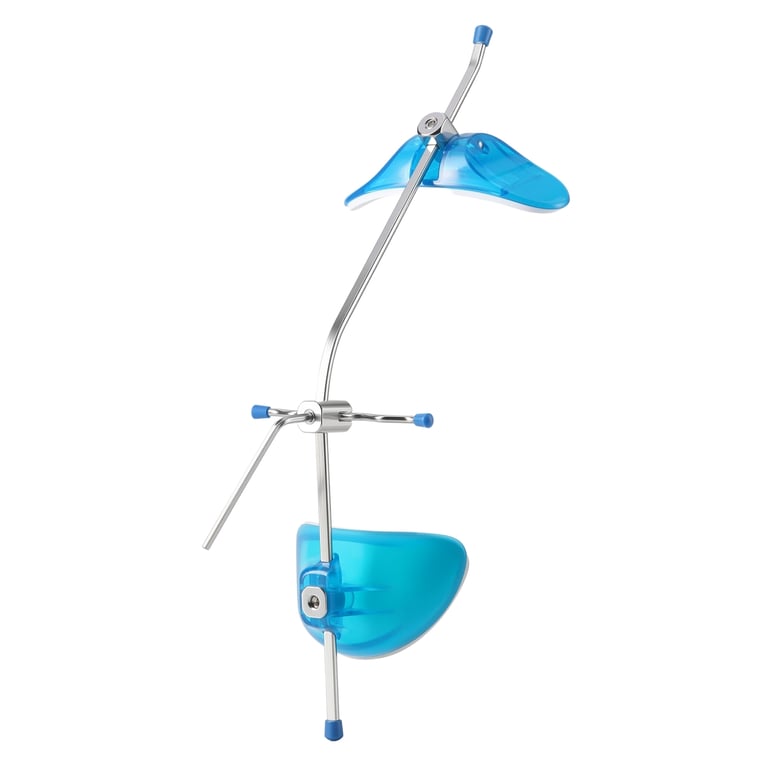 JMU Forward Pull Headgear, Single Bar, Blue, 1/Pk. Applies anterior maxillary traction in Class