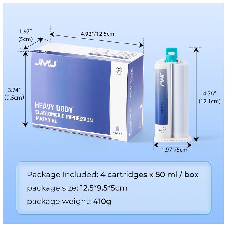 JMU Heavy Body VPS Impression Material, Fast Set,
